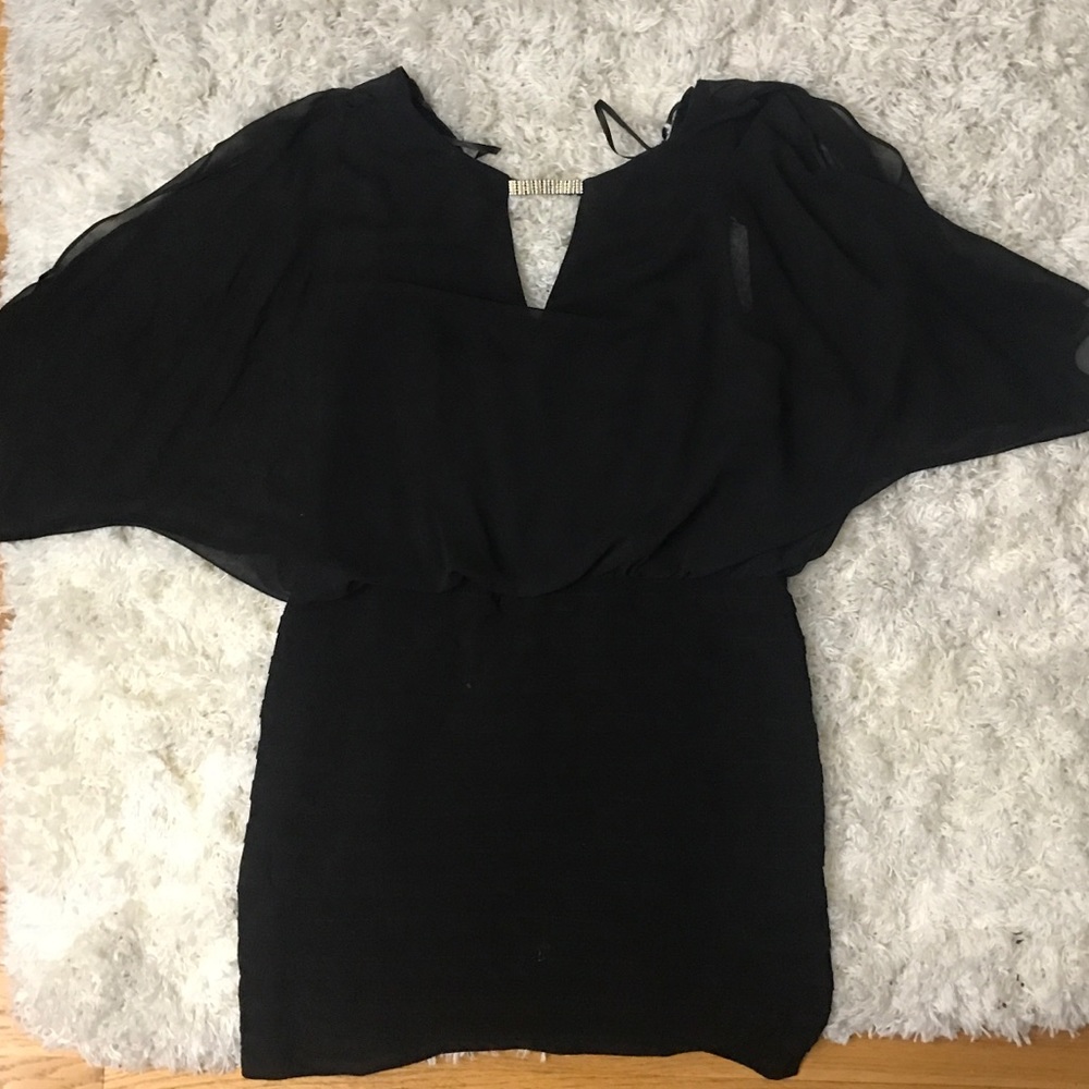 Cache black mini dress